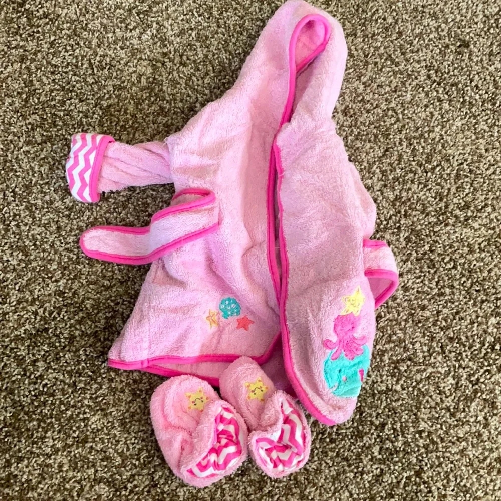 Baby Girl Robe Towel